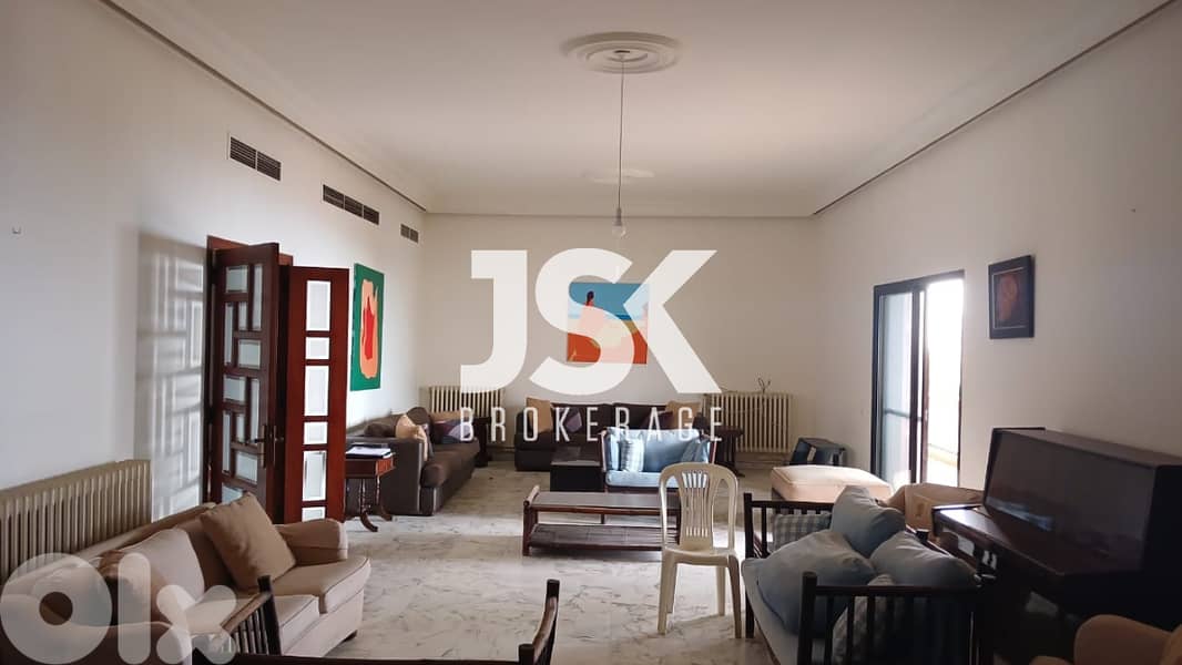 L15299-Furnished Apartment with Panoramic View For Rent in Biyada 0