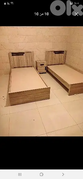 تختين مفرد 96 سم مع كمود صغيرة