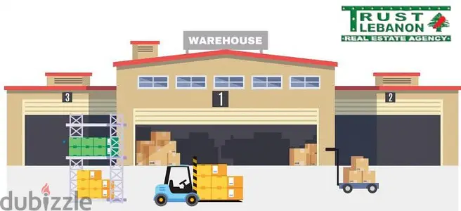 740 Sqm | Depot For Sale Or Rent In Zalka | 2 Doors