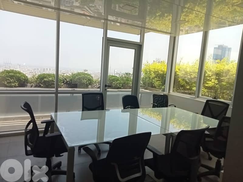 300 Sqm | High end finishing Office for rent in Sin el Fil 0