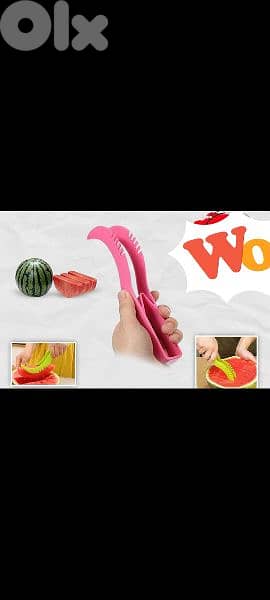 watermelon 2in1 slicer+clamp 2