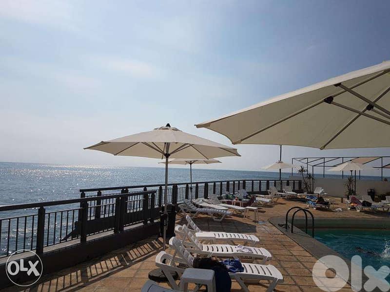 Fully Furnished Beach Chalet with Sea View in Tabarja - St Paul | Rent 1