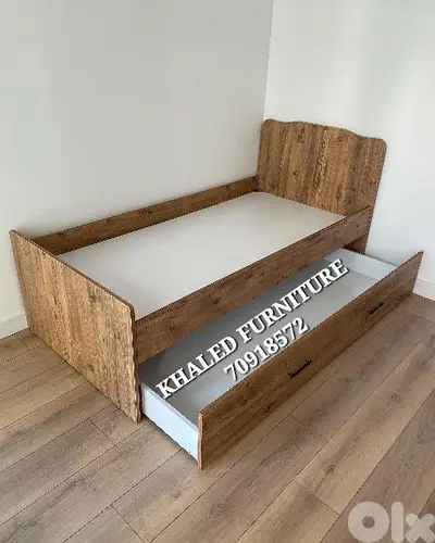 تخت مع جارور جديد high quality 120cm