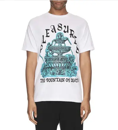 PLEASURES Fountain T-Shirt SIZE: M