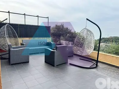 230m2 apartment +terrace+ panoramic view for sale in Ghosta-غوسطا جبيل