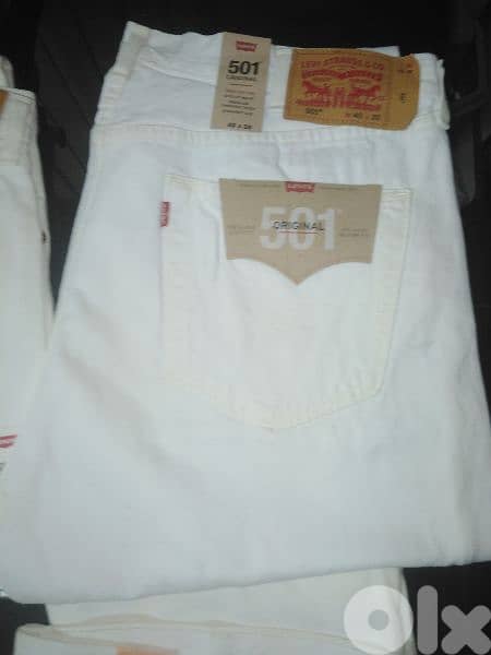 White Original Levi's 501  jeans all  sizes 1