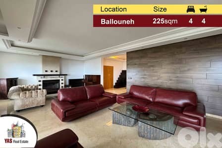 Ballouneh 225m2 | Ultra Prime Location | Astonishing View | MY |
