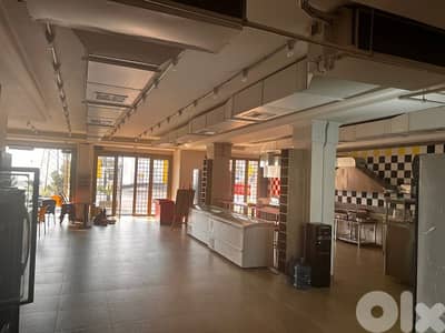 250 Sqm l Fully Equipped Showroom For Rent In Kfarhbab