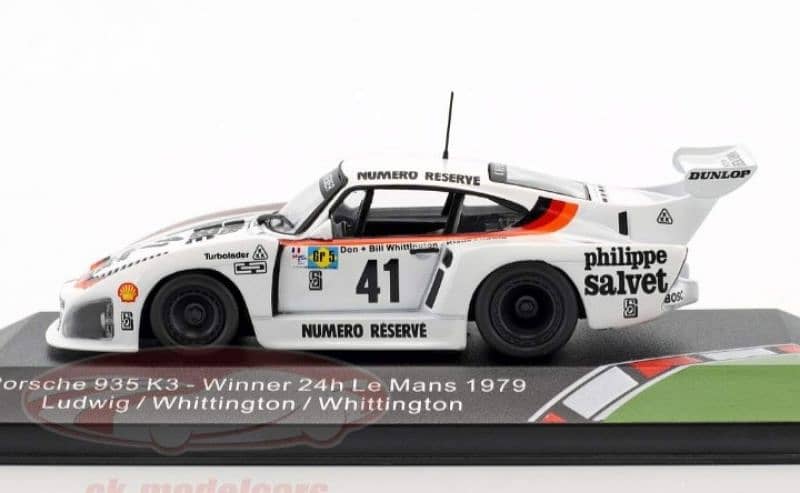 Porsche 935 K3 )1979) diecast car model 1;43. 2