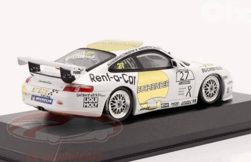 Porsche 911 GT3 Carrera Cup 2005 diecast car model 1;43 3
