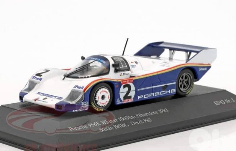Porsche 956K 1983 diecast car model 1;43. 1