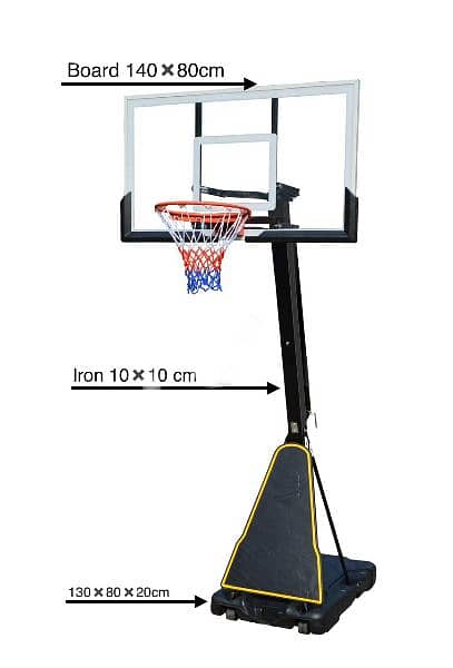 movable hoop basketball stand 0