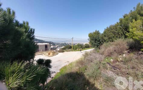 1022 SQM Land in Louaizeh, Baabda Overlooking the Mountains