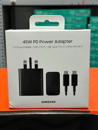 Samsung 45W pd power adapter 3pin with cable