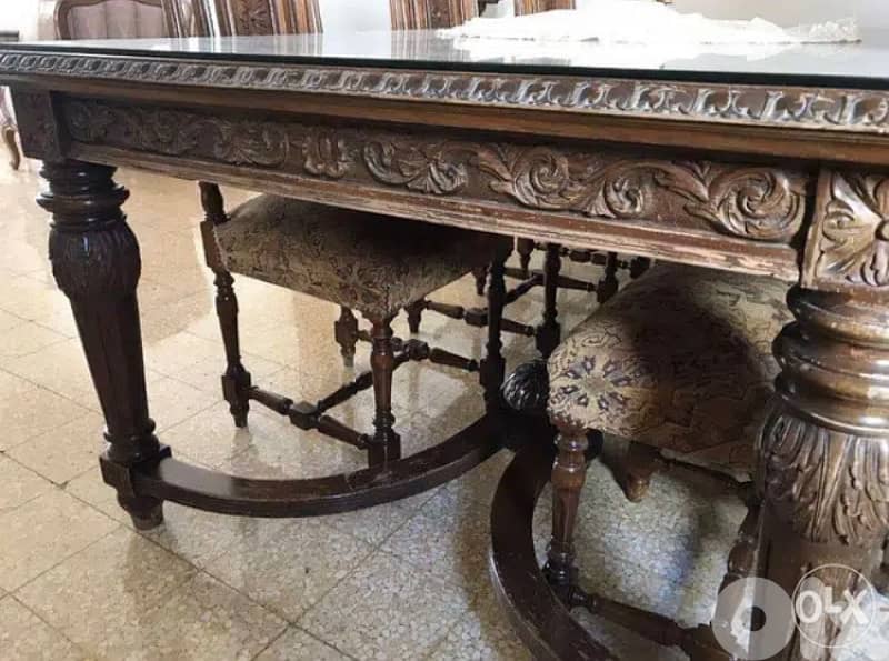 Antique Dining Room Louis XIV 0