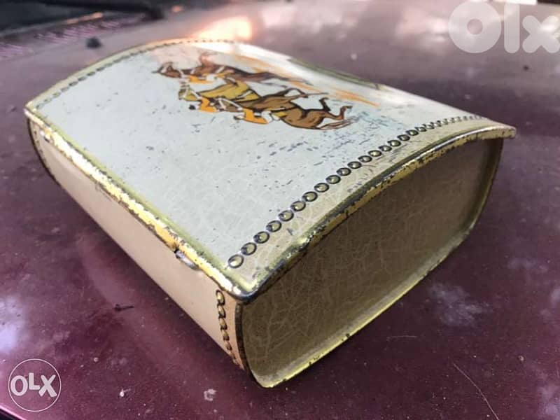 Vintage Tin Box - Horse Race - 1950s 4