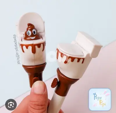 hilarious poo toilet pen