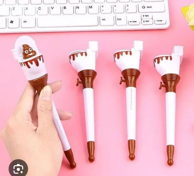 hilarious poo toilet pen 1