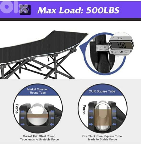 DrMois, Portable Foldable Bed Adults Kids original/4$ delivery 2