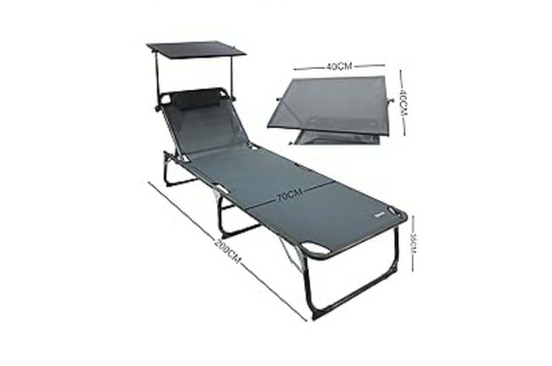 SONGMICS sunbed for camping, garden or beach  (Original)/4$ delivery 0