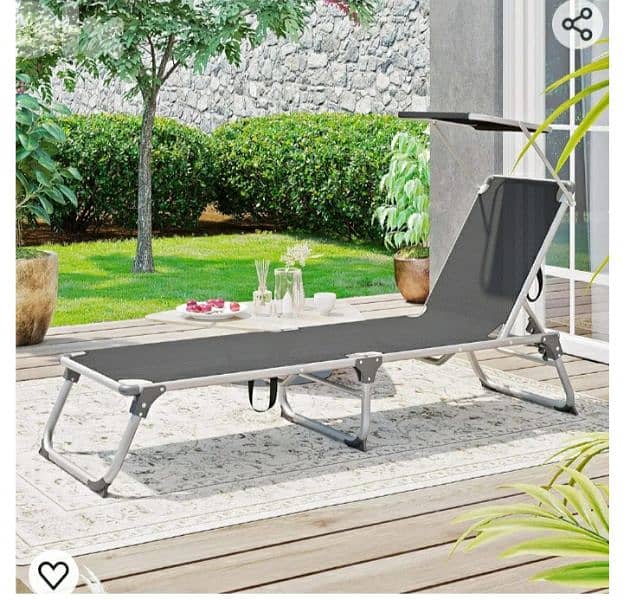 SONGMICS sunbed for camping, garden or beach  (Original)/4$ delivery 3