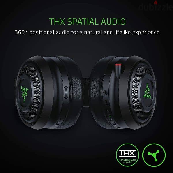 Razer Nari Ultimate Wireless 7.1 Surround Sound Gaming Headset 3