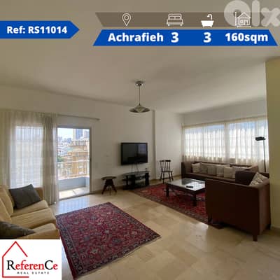 Furnished apartment in Achrafieh شقة مفروشة في الاشرفية