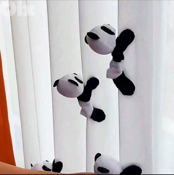 cute plush panda magnet 6