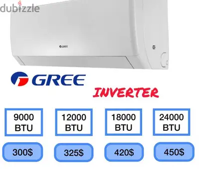 Ac gree 18000btu inverter