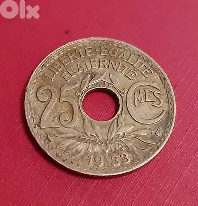 1933 France 25 centimes 3rd Republic Lindauer