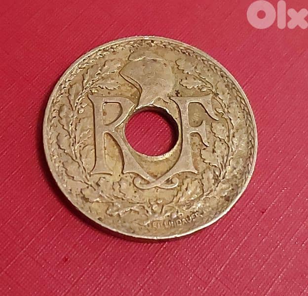 1933 France 25 centimes 3rd Republic Lindauer 1