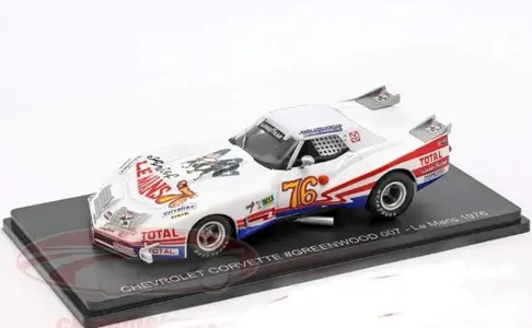 Chevrolet Corvette Greenwood (24h Le Mans 1976) diecast car model 1;43