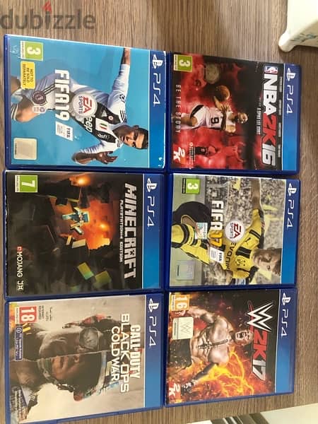 ps4 + 3 controllers + 6 games 1