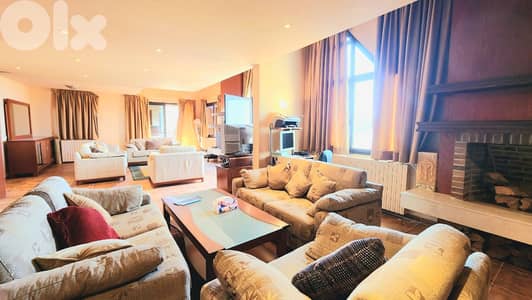 Chalet for sale in Ouyoun El Siman/ Terrace/ View/ Furnished