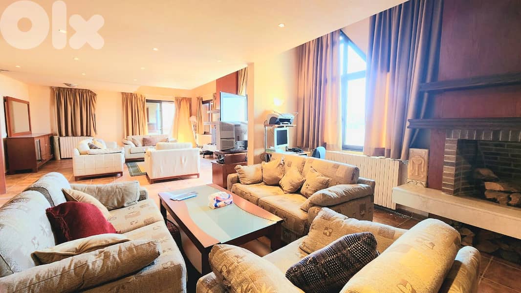 Chalet for sale in Ouyoun El Siman/ Terrace/ View/ Furnished 4
