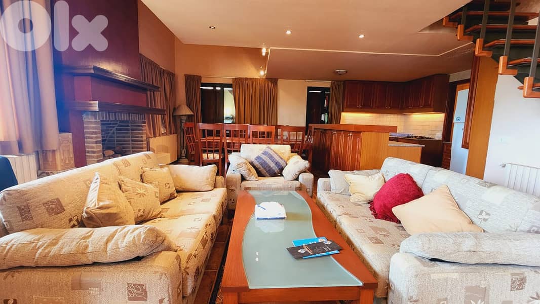Chalet for sale in Ouyoun El Siman/ Terrace/ View/ Furnished 5