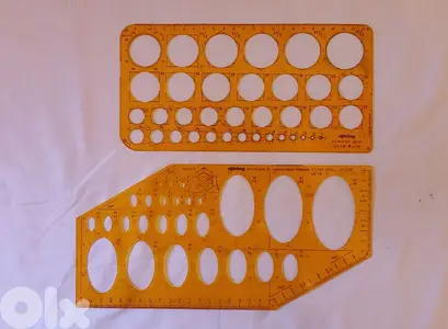 Circles and Ovals templates - مساطر دائرات