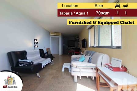 Tabarja/Aqua 1   70m2 | Furnished-Equipped Chalet | Sea View | IV |