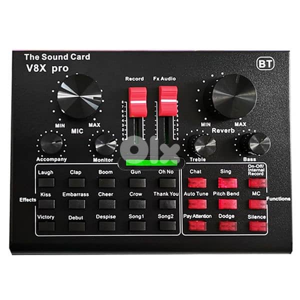 live sound card v8x pro,without mic,new in box 0