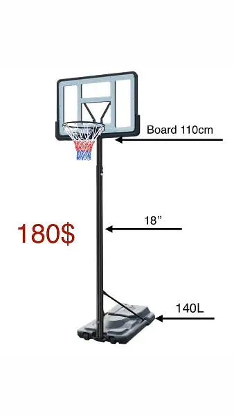 now 150$ movable basketball