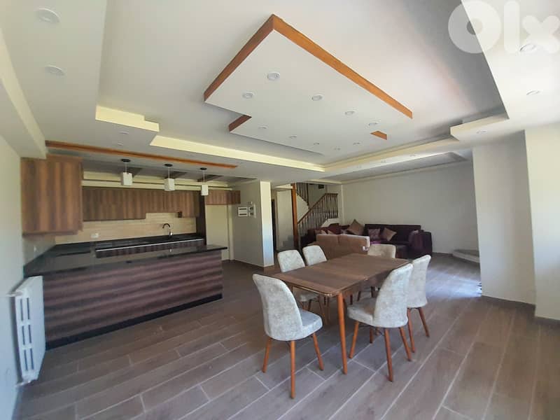 180 SQM Semi-Furnished Duplex in Douar, Metn with Mountain View 0