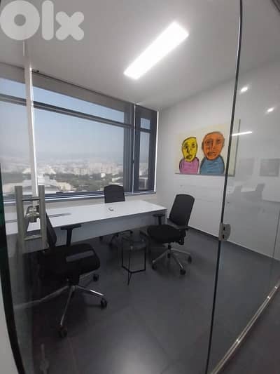 270 Sqm l Super Deluxe, Fully Furnished Office For Rent in Dekwaneh
