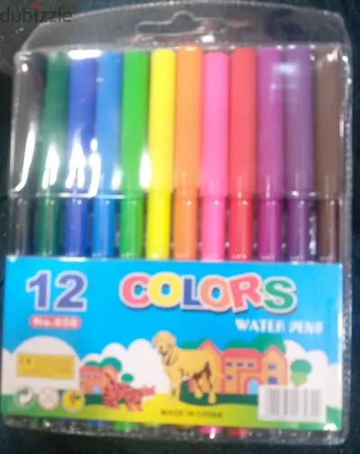 12 COLORS WATER PENS