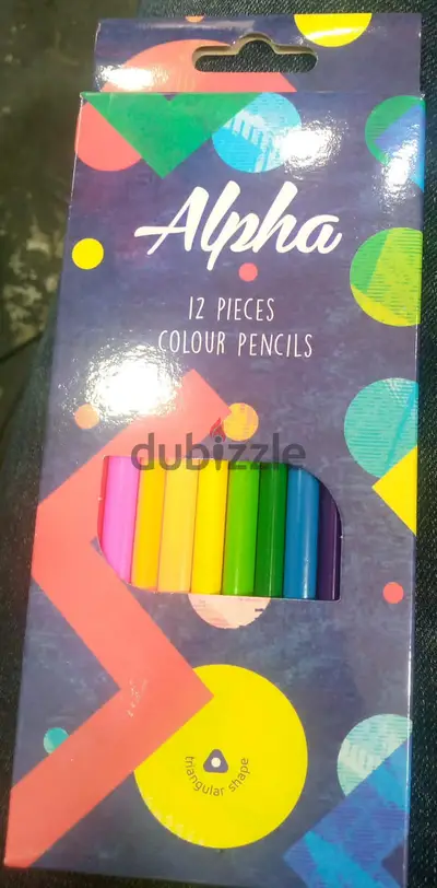 ALPHA 12 PIECES COLOURS PENCILS