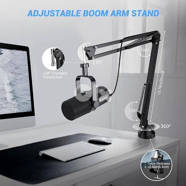 FDUCE SL40 plus Dynamic Podcast Microphone 3