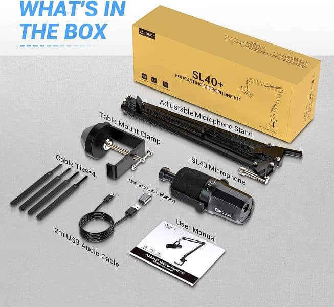 FDUCE SL40 plus Dynamic Podcast Microphone 5