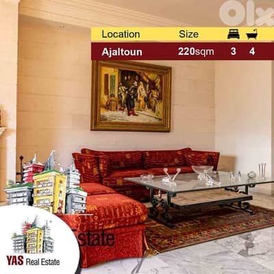 Ajaltoun 210m2 | Mint Condition | Panoramic View | Super Luxurious | C Ajaltoun 210m2 | Mint Condition | Panoramic View | Super Luxurious | C
