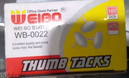 WEIBO 100 PCS THUMB TACKS