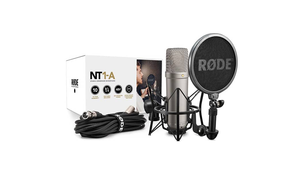 Rode NT1-A Condenser Microphone with Accessories (NT1A) 0