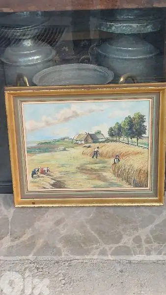 لوحة رسم زيتي اوروبية